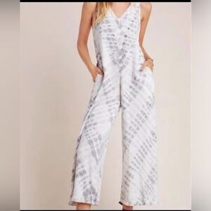 Tie-Dye Sleeveless Jumpsuit